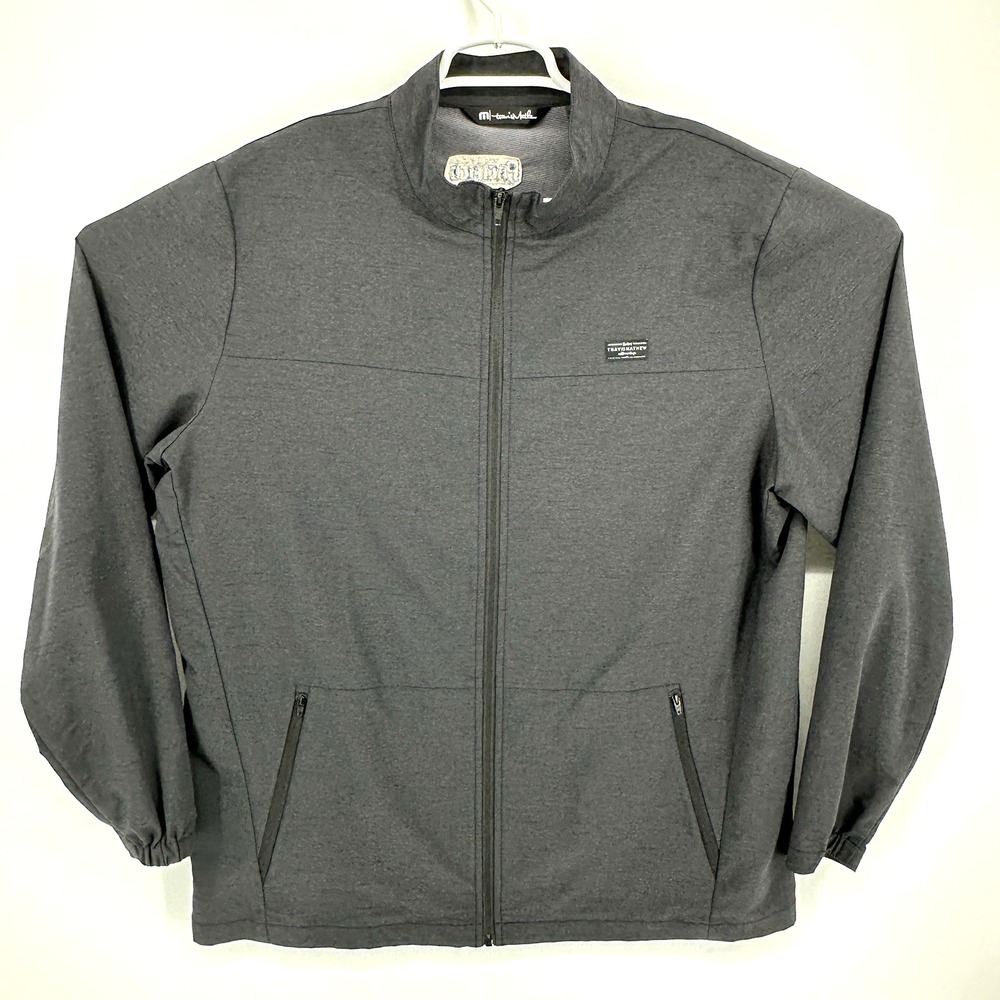 Travis Mathew Koozie 2.0 Zip-Up Sweatshirt Jacket Black 2XL Pacifico Creveza